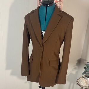 BOA Because of Alice Classic Brown Women’s Blazer